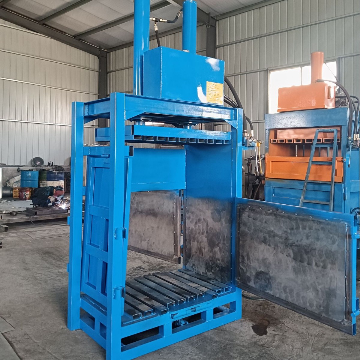 40 Ton Double Cylinder Hydraulic Press Machine down Flip Bagging Machine Vertical Hydraulic Press Machine