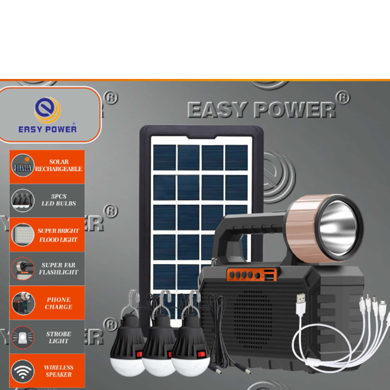 Foreign Trade Solar Radio Bluetooth Emergency Radio Lighting Power Generation Small System 5V Solar Speakers