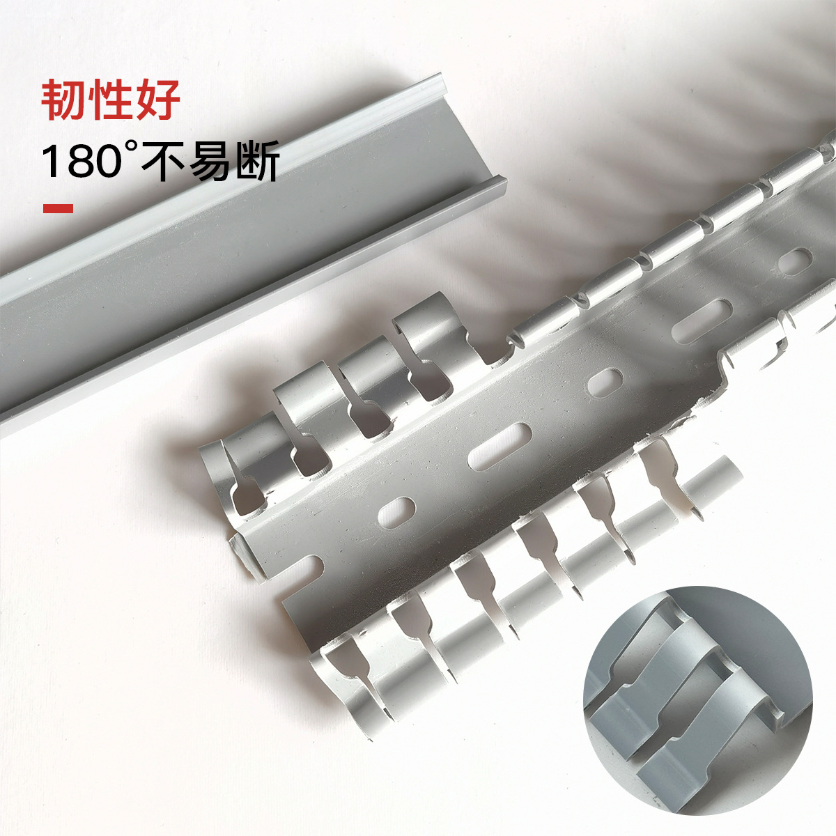 Trunking PVC wiring duct gray plastic wiring duct coarse tooth power distribution cabinet electric box open installation industrial flame retardant wiring duct