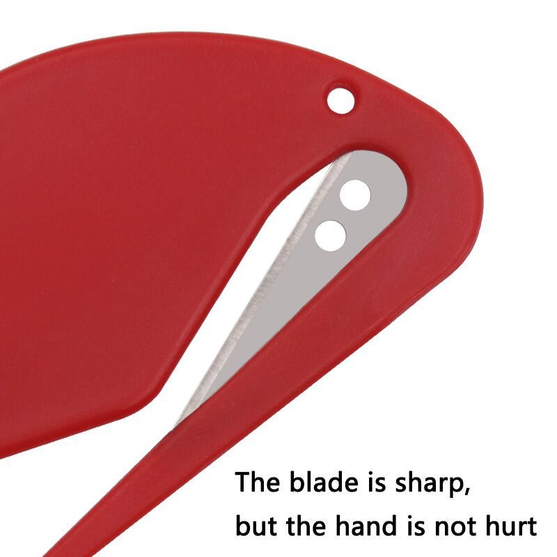 Plastic Mini Letter Opening Knife Envelope Opening Knife Paper Cutting Art Knife Rope Cutting Knife Cutting Rubber Strap Wire Blade