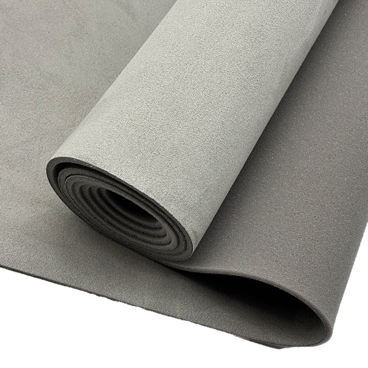 可裁片亚马逊专供麂皮绒带泡沫汽车顶棚布汽车内饰翻新复合面料