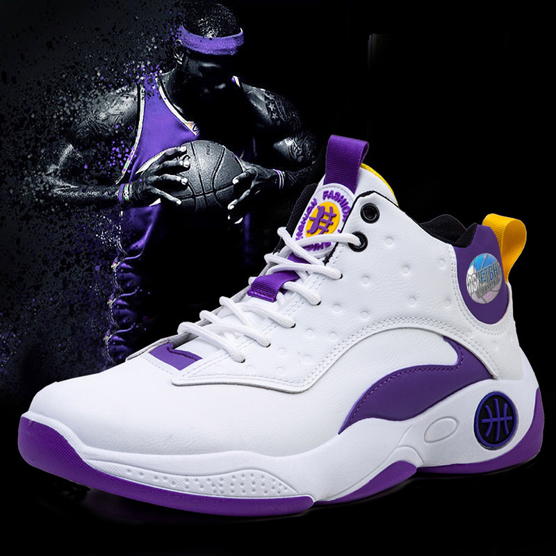 Men's Basketball Shoes 2025 Cross-Border New Model Amazon Men's Shoes Fashionable Running Shoes Youth Men's Sports Shoes