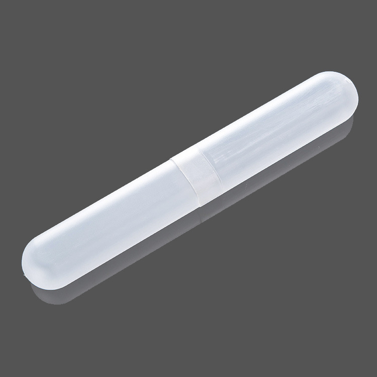 Travel portable toothbrush box colorful candy color transparent toothbrush barrel wheat straw toothbrush cup in stock wholesale