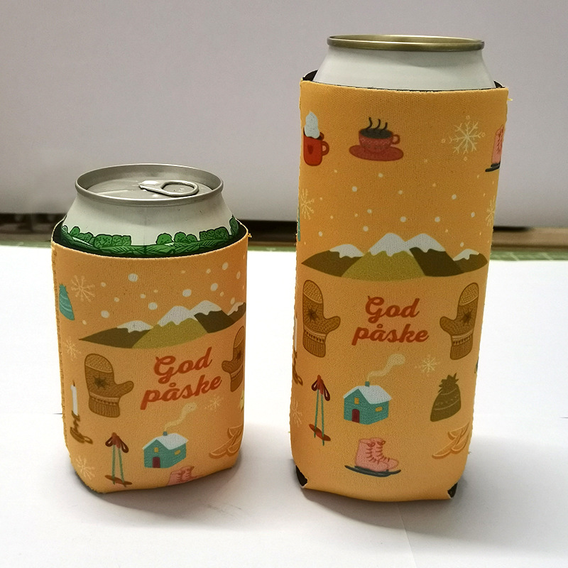 Diving material material cup cover can add LOGO European and American hot-selling neoprene beer cola pop can insulation cover