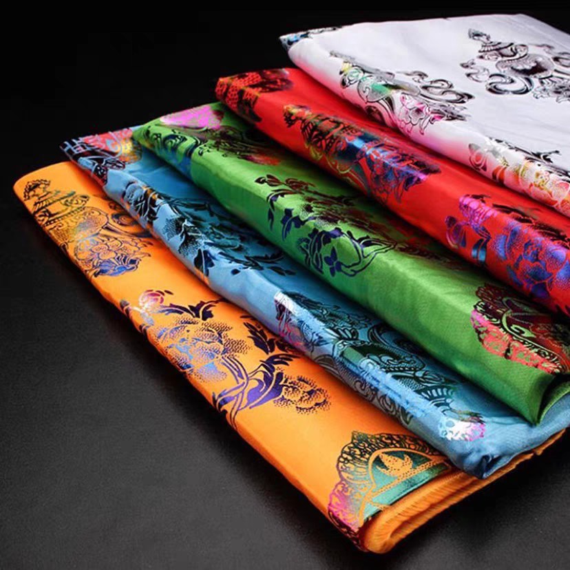 Xizang jewelry five-color eight auspicious Hada bronzing Hada stage reception etiquette supplies 245cm * 48cm