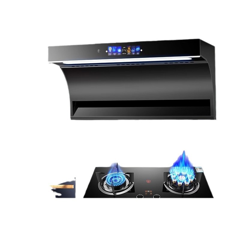 Wholesale HP Good Wife Range Hood Gas Stove Package Home Kitchen Hood Stove Three-Piece Set Smoke Stove
