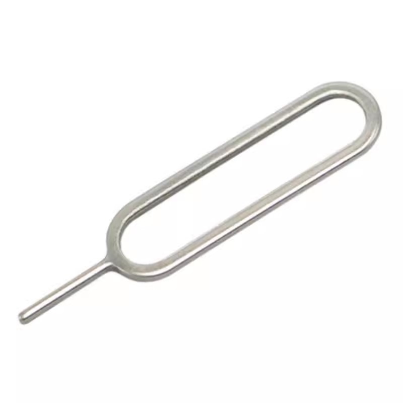 Stainless Steel Card Pin Mobile Phone sim Card Puller Suitable for Apple Card Pin Durable Pin Android Pin