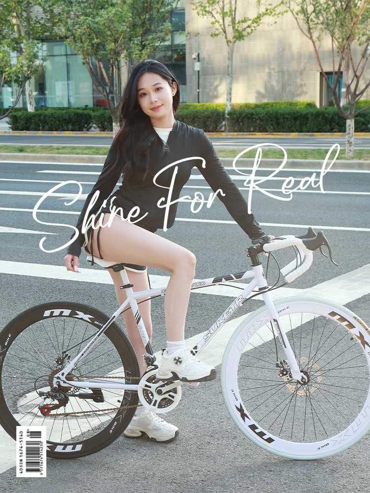 Велосипед с переменной скоростью для взрослых и студентов, ультралегкий, высококачественный, гоночный, для коммутирования