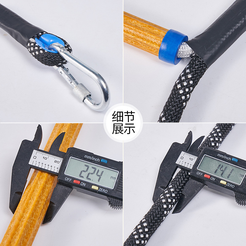 Customized Cross-Border Resin Soft Ladder Polyester Rope Ladder High-Altitude Work Yacht Hanging Ladder Outdoor Mountaineering Rock Climbing Ladder Safety