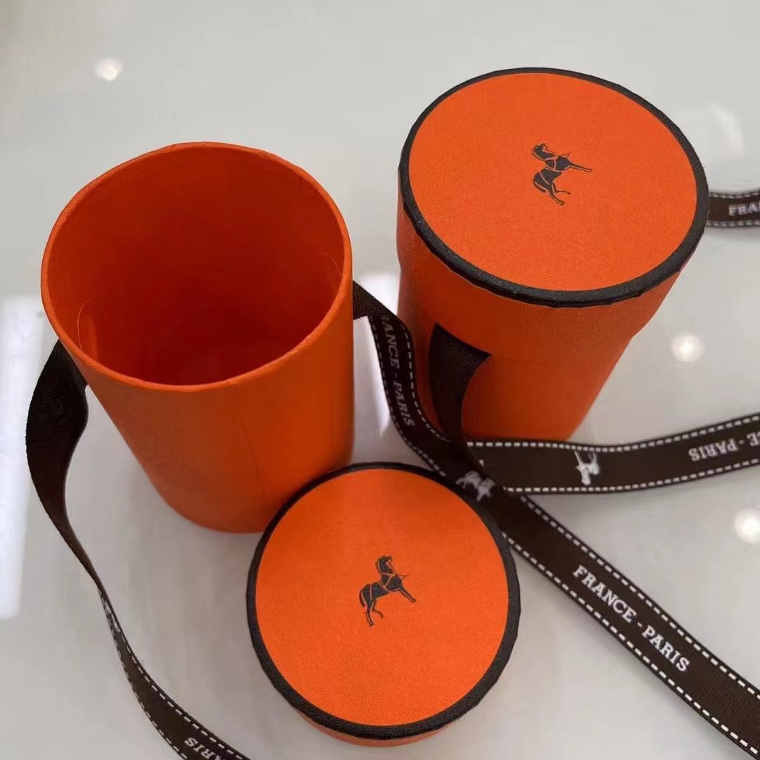 Silk Scarf Gift Set Boxed Ribbon Round Gift Box High-end Boutique Gift Box for Giving People Preferred suit High Quality Box