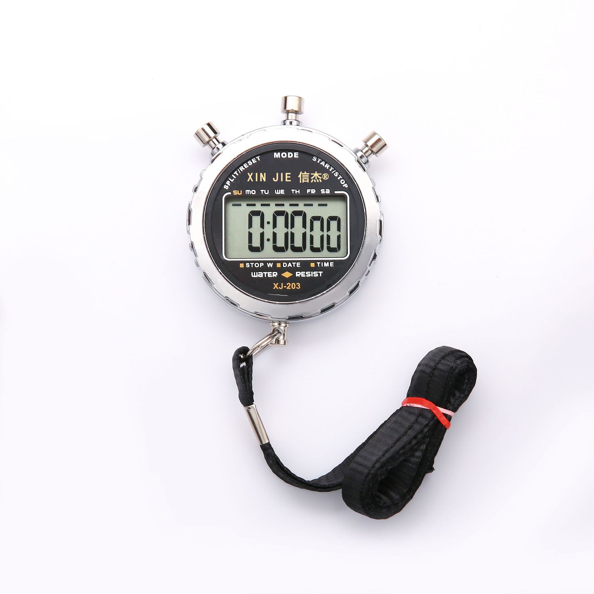 Life waterproof large screen metal electronic stopwatch timer fitness track and field sports running competition referee running watch