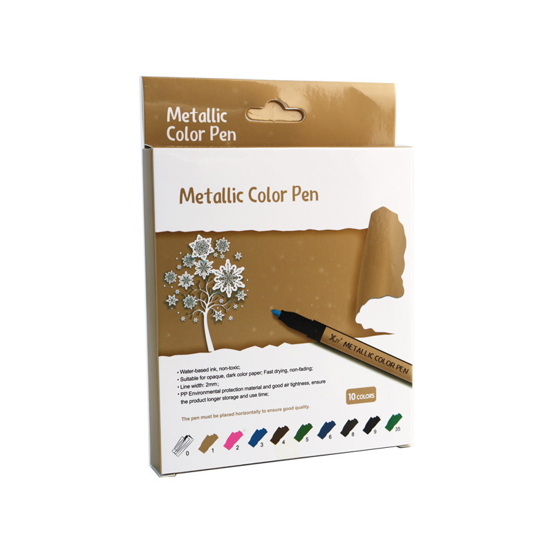 Color metal color marker pen water-based pen paint high-light pen DIY graffiti painting album pen 10 colors optional