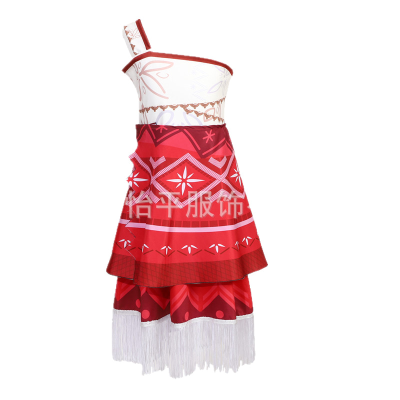 Girls Moana 2 Moana Dress Halloween Cosplay Cosplay Costume Girls Performance Costume