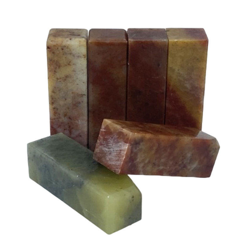 Shoushan Stone Seal, Laos Stone Seal Carving Material, Seal Calligraphy, Calligraphy and Painting Seal, Name Seal, Customizable Factory Direct Delivery