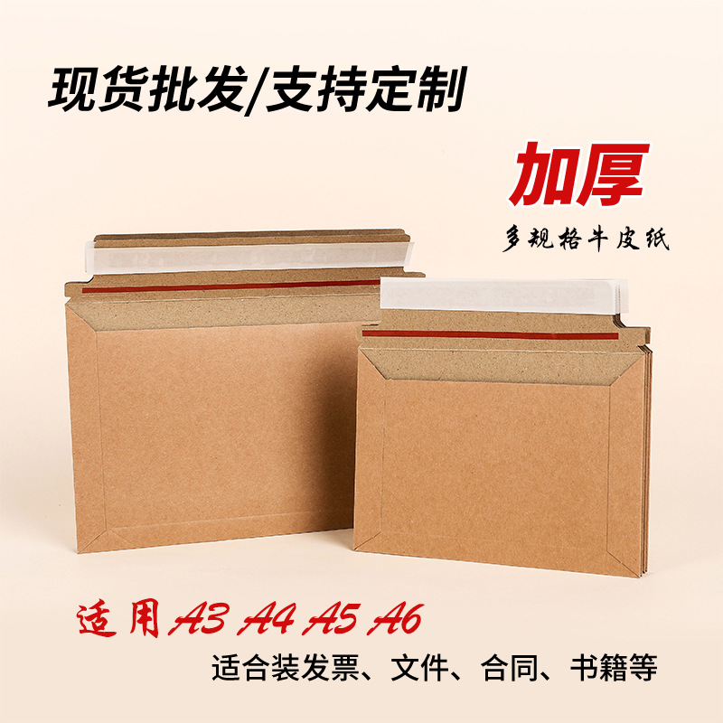 Cross-Border Express Envelope Self-Adhesive Sealed Document Bag Waterproof Thickened Document Bag E-Commerce Logistics Special