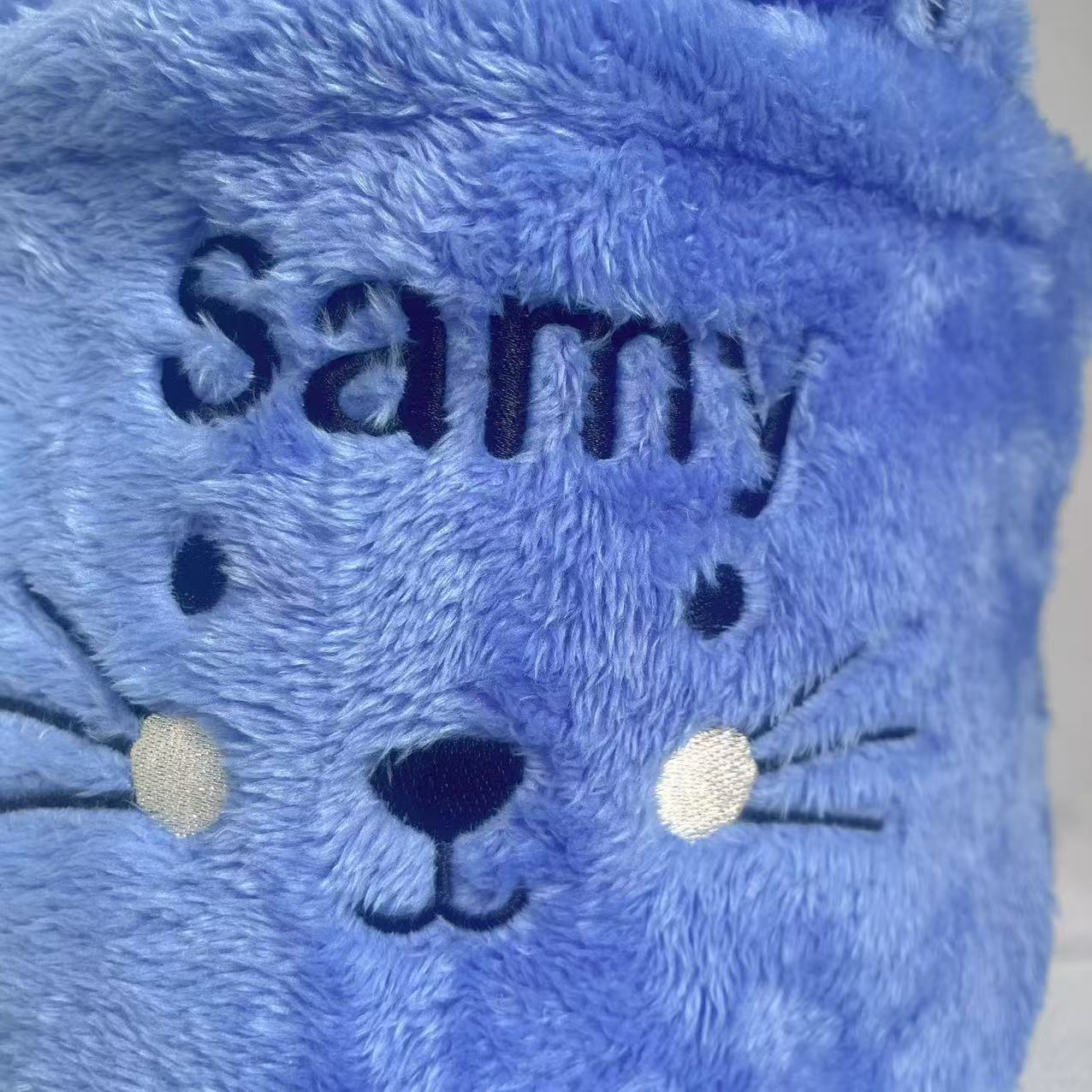 复活节毛绒手提袋带定制刺绣