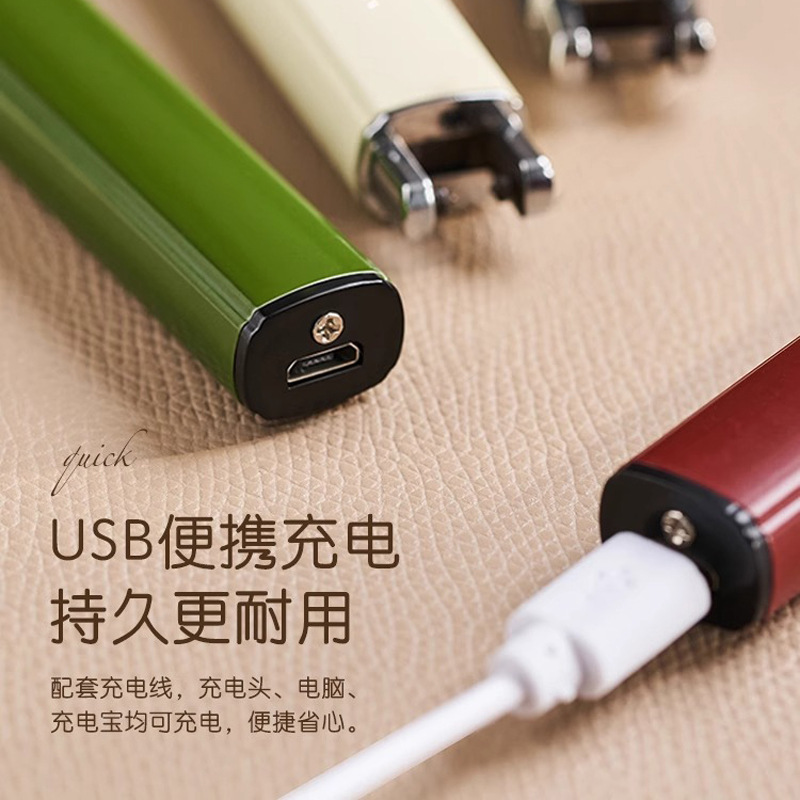 Aromatherapy Candle Pulse Igniter Digital Rechargeable Long Handle Lighter Ignition Stick Ignition Gun Typec