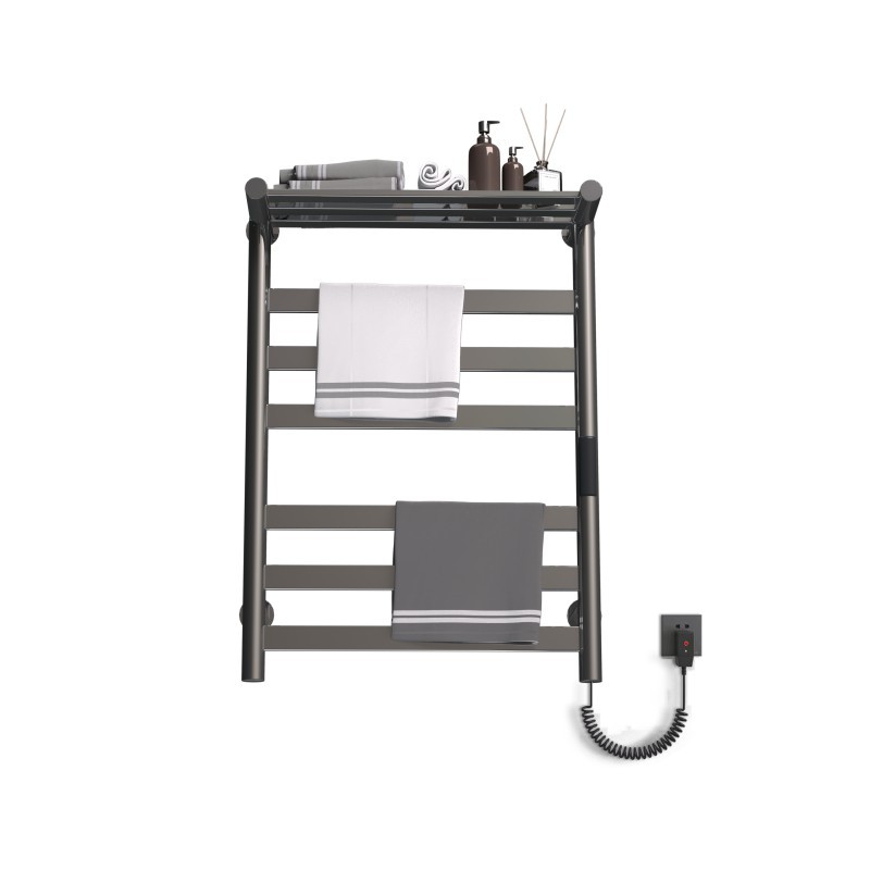 Intelligent Electric Heated Towel Rack Household Bathroom Heating Drying Towel Rack Storage Rack Heating