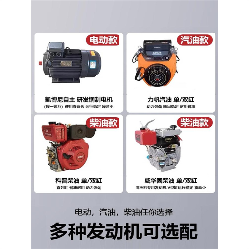 Kaiboni High-Pressure Pipe Dredging Machine 220V Diesel Gasoline Electric Professional Sewer Water Rat Industrial Cleaning