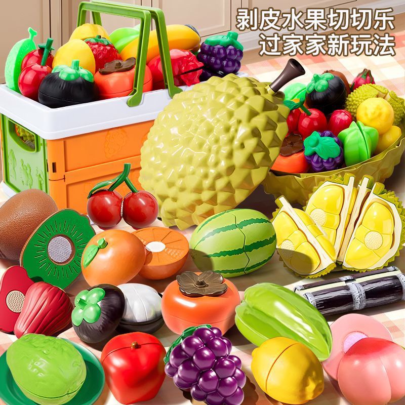 Игрушка для имитации нарезки фруктов и овощей, хранение для кухни девочки