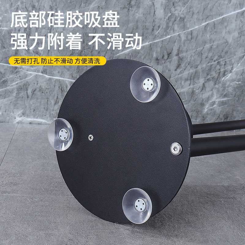 Cross-Border Vertical Toilet Paper Holder Bathroom Multi-Functional Paper Towel Holder Toilet Paper Holder Toilet Brush Holder Floor-Standing Roll Paper Holder