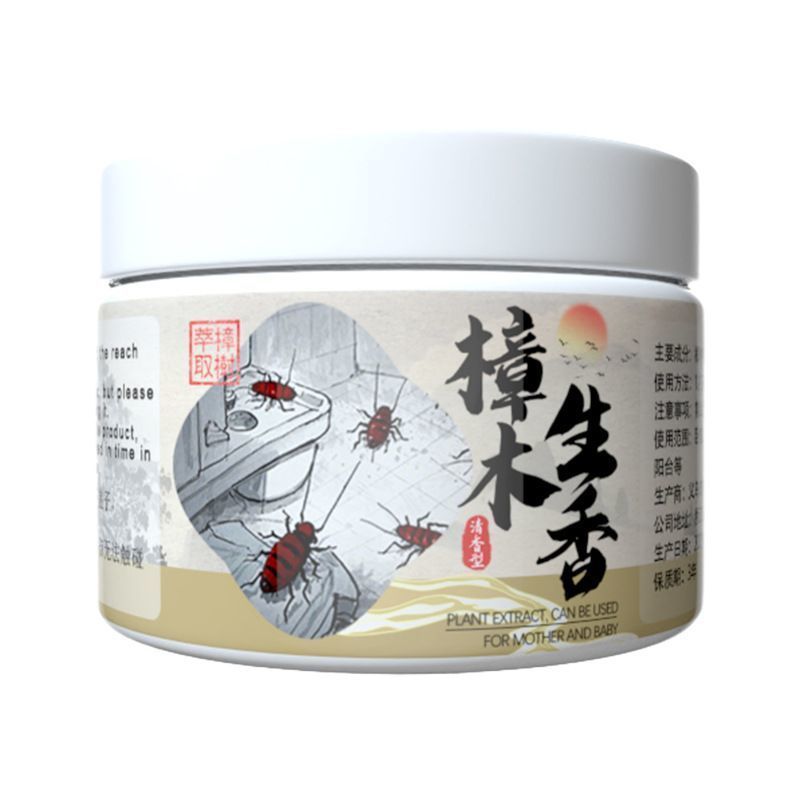 No fire aromatherapy camphor wood incense new concept of anti-cockroach gel mother and baby available bedroom bathroom kitchen to drive cockroaches