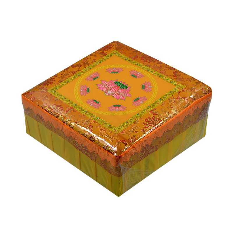 Leather Bye Stool Lotus Bye Cushion Bye Cushion Home Bow Solid Wood Bow Stool Futon Cushion Chair Kowtow Bow Bow Cushion