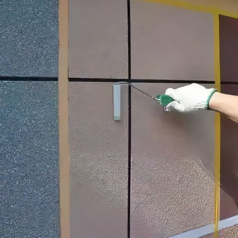 Water-Based Styrene-Acrylic Emulsion, Silicone-Acrylic Emulsion, Acrylic Emulsion for Interior and Exterior Walls, Blue High-Gloss Waterproof