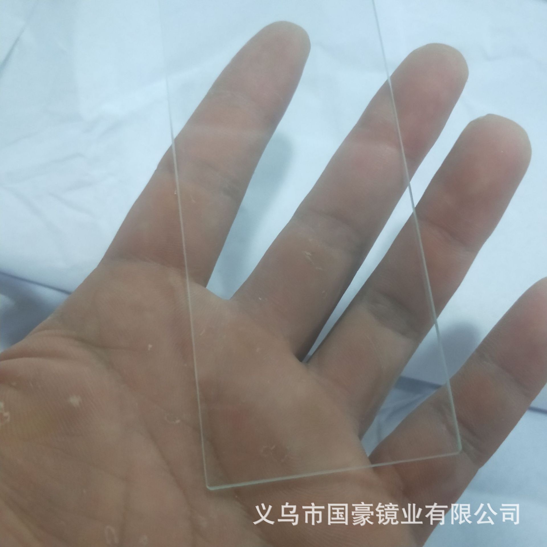 Factory ultra-white glass sheet customized 2mm3mm high transparent ultra-white glass round rectangular edging Chamfering