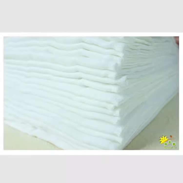 Cross-border newborn baby products sunshine chrysanthemum six-layer White ecological quilted diapers baby diapers washable fast suction