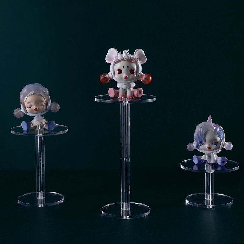 Круглая прозрачная подставка, ручная работа, органайзер для косметики и украшений