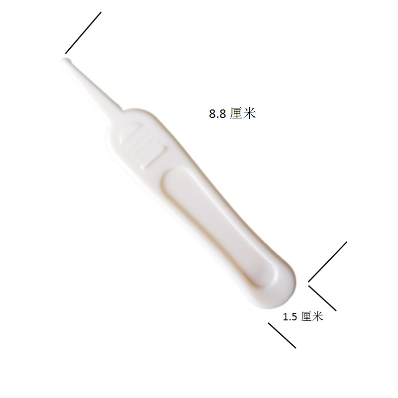 Baby nose clip handmade nail stickers plastic baby round head care cleaning ear nose tweezers wholesale