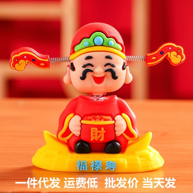 Маленькие милые украшения в виде бога богатства, автомобильные украшения, ручная работа, оптовая продажа