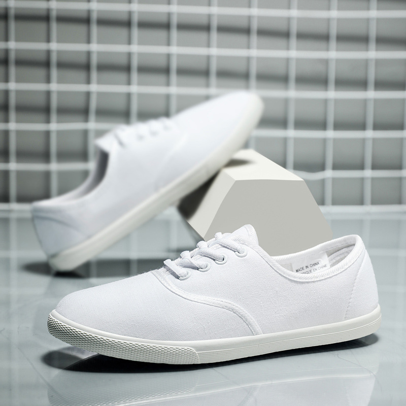 Men's and women's special shoes for senior high school entrance examination sports students standing triple jump running training college entrance examination students white retro sports shoes