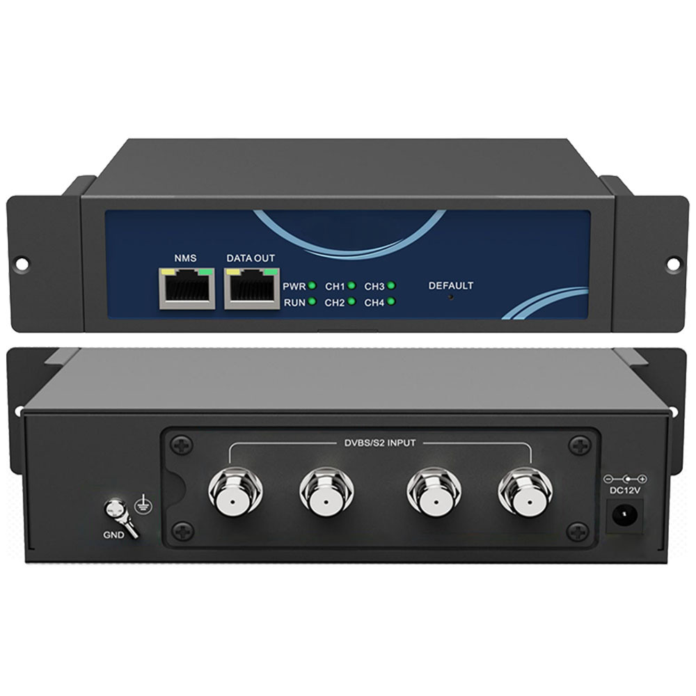Ip Modulator Dvbs2 Input Ip Output Hotel Digital Tv Headend Tv System Monitoring Equipment