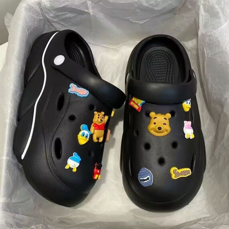 2025 New Style Men's Clogs with a Stepping-On-Clouds Feel, Summer Outdoor Women's Thick-Soled Non-Slip Couple's Men's Sandals