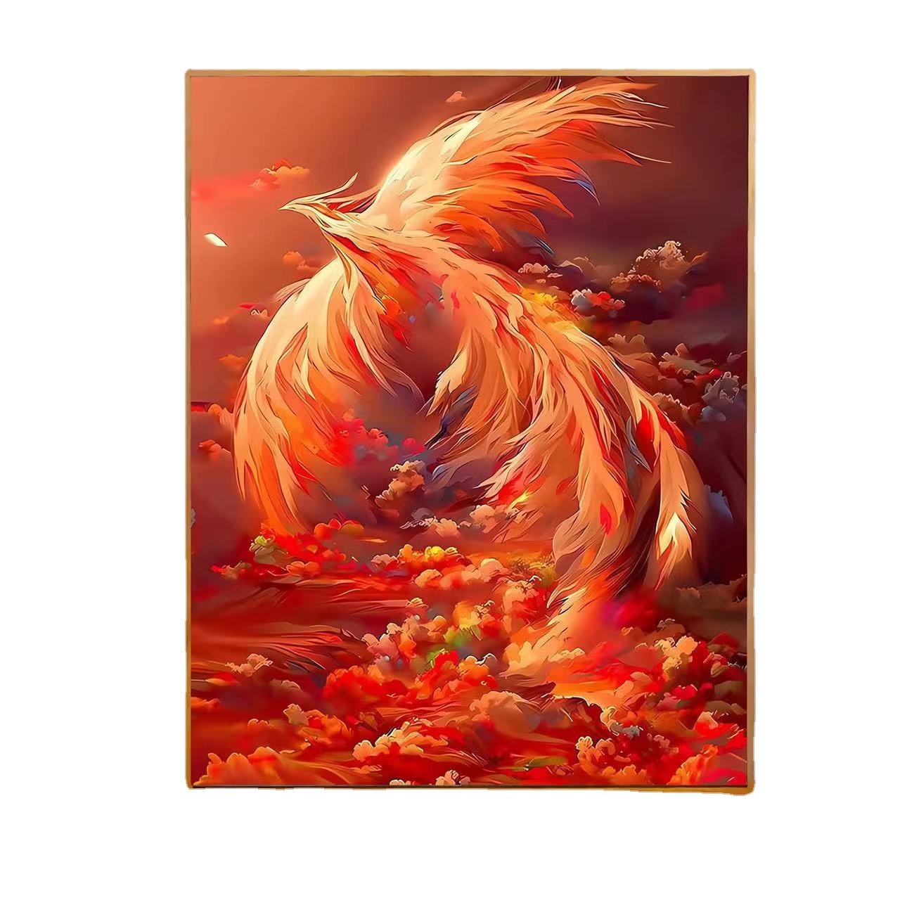 Tulip flower digital oil painting diy coloring hand painting children hand painted filled landscape digital oil painting wholesale