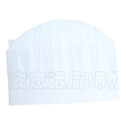 Factory direct supply Zhiyuan chef hat disposable hotel restaurant white non-woven chef hat 50g cap