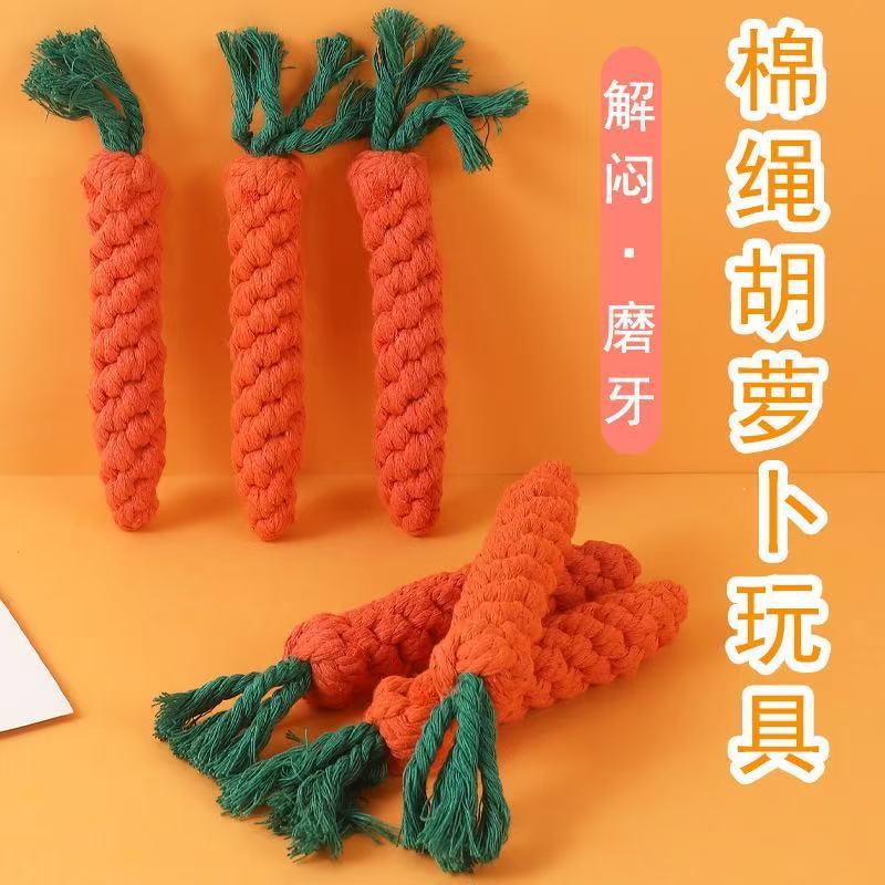 Игрушка для жевания с узлом, хлопковая веревка, устойчивая к укусам, оптовая продажа