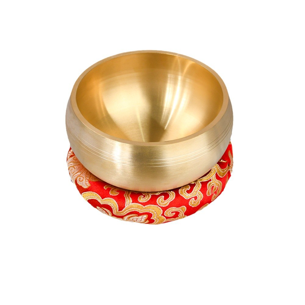 Cross-Border Singing Bowl Wholesale Nepalese Sanskrit Sound Bowl Xizang Copper Bowl Healing Meditation Sound Therapy Buddha Sound Bowl Singing Bowl