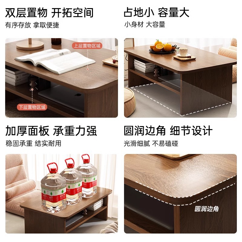 Kang Table Bay Window Small Table Japanese Tatami Tea Table Low Table Floor Sitting Coffee Table Home Bedroom Minimalist Bed Table