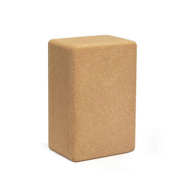 Cork yoga brick 369 can be customized logo730 g high density non-chip dance non-slip back fitness brick
