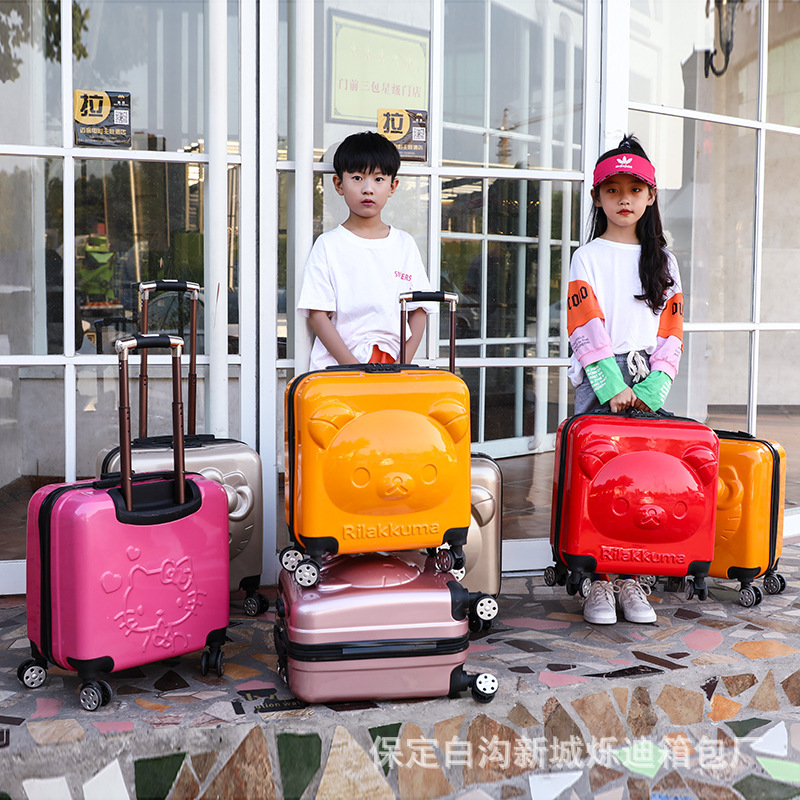 Children's trolley case spot wholesale 20 inch luggage suitcase 18 inch universal wheel cartoon cute boarding box