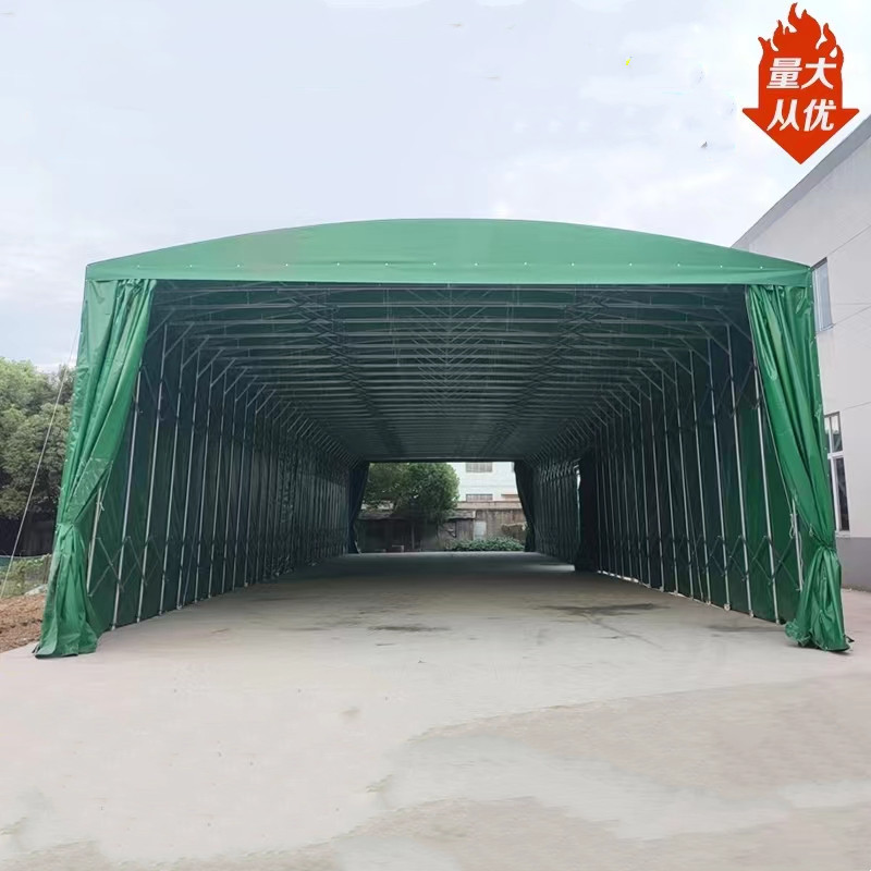Передвижной раздвижной навес для уличных мероприятий, навес для баскетбольной площадки, большой навес для склада, выдвижной электрический навес