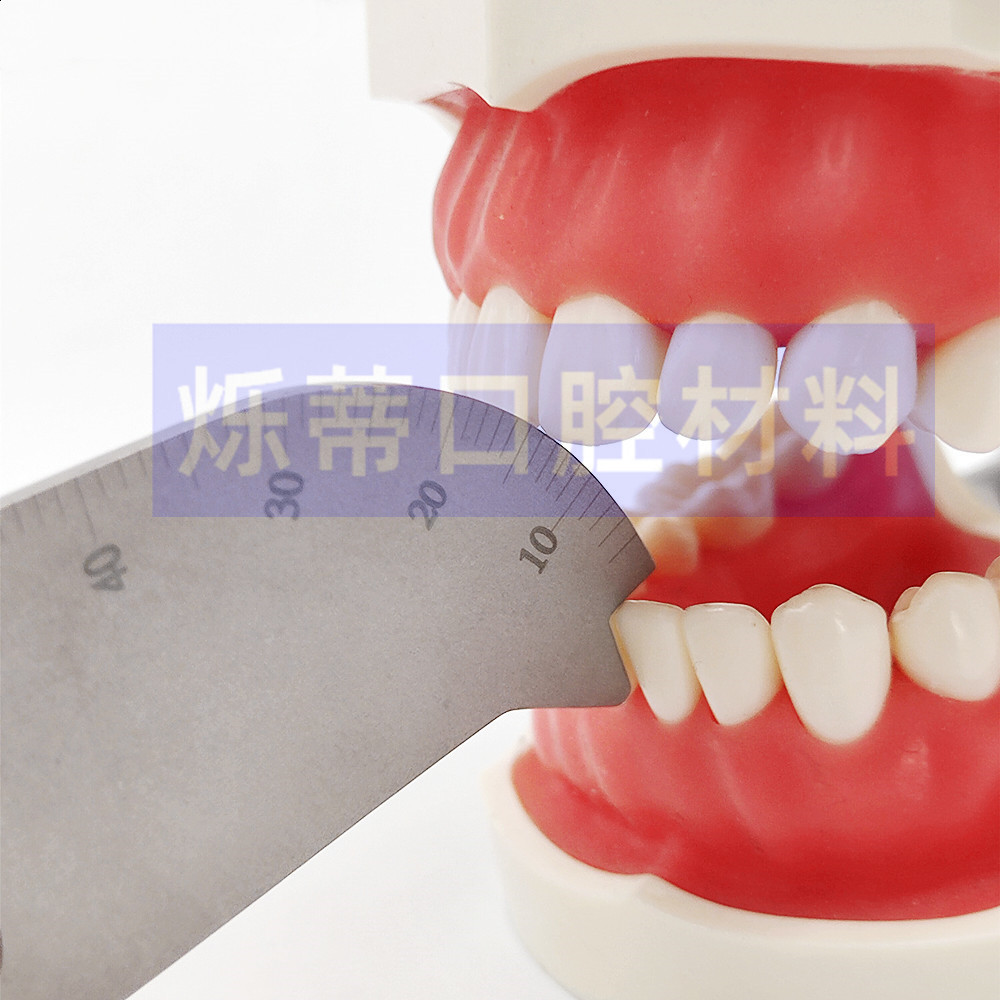 Dental planting measuring ruler oral opening ruler dental ruler planting opening measuring tool dental instrument