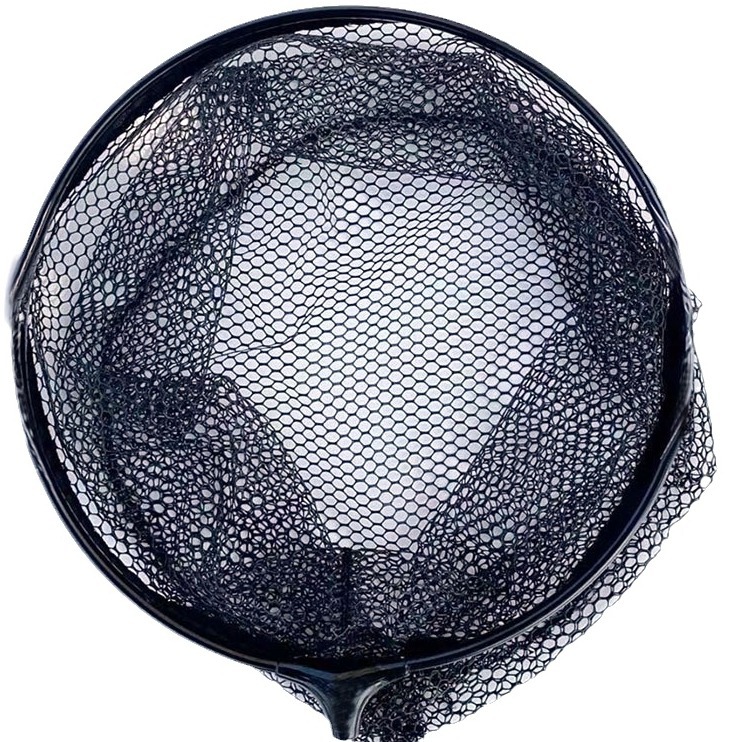 Wholesale copy net head aluminum alloy thickened glue competitive black pit anti-hook deepened disassembly large fishing copy net head