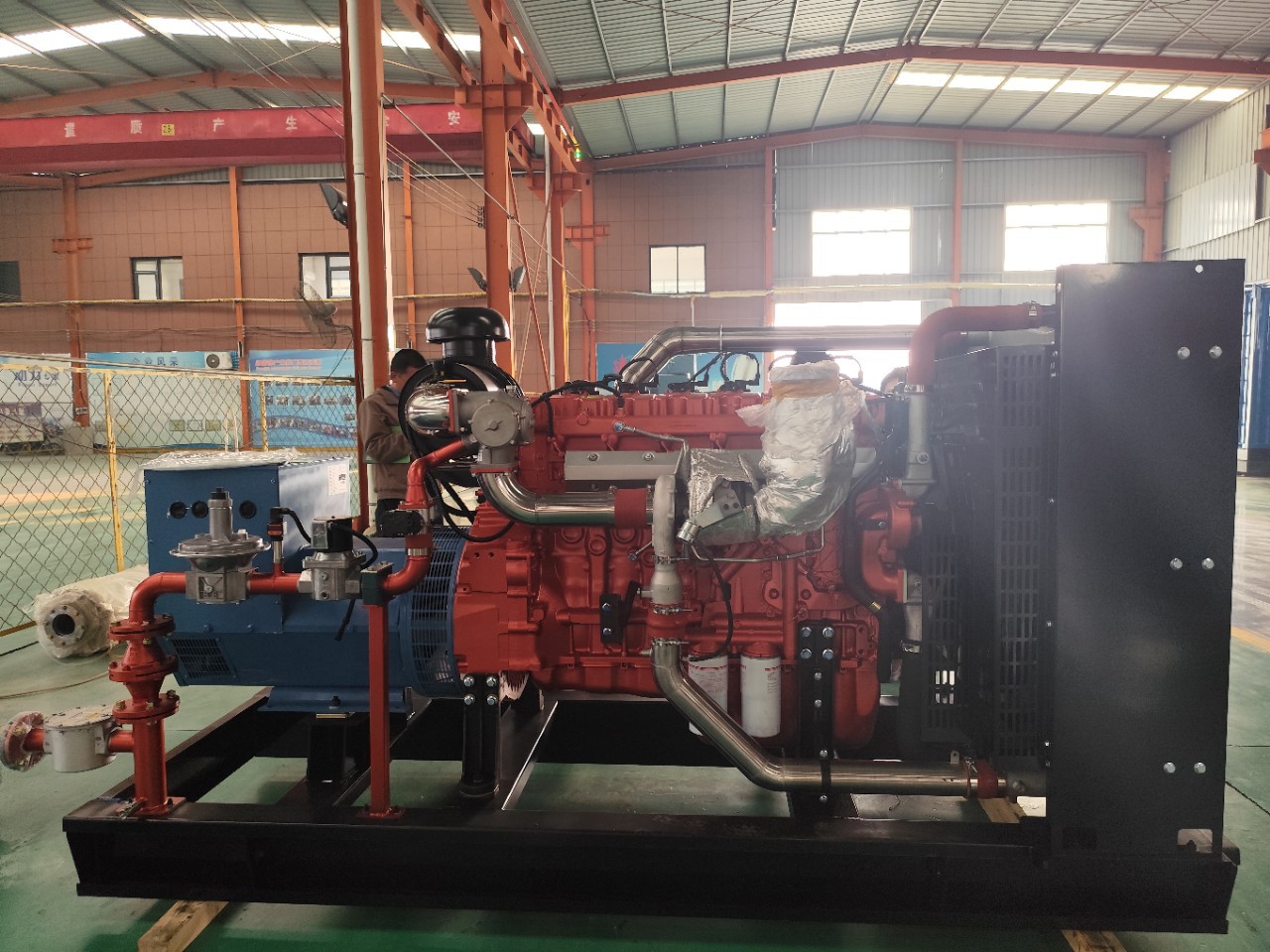 Газовый генератор 160/200/500/600/800/1000Квт Высокая мощность генераторная установка на природном газе на продажу