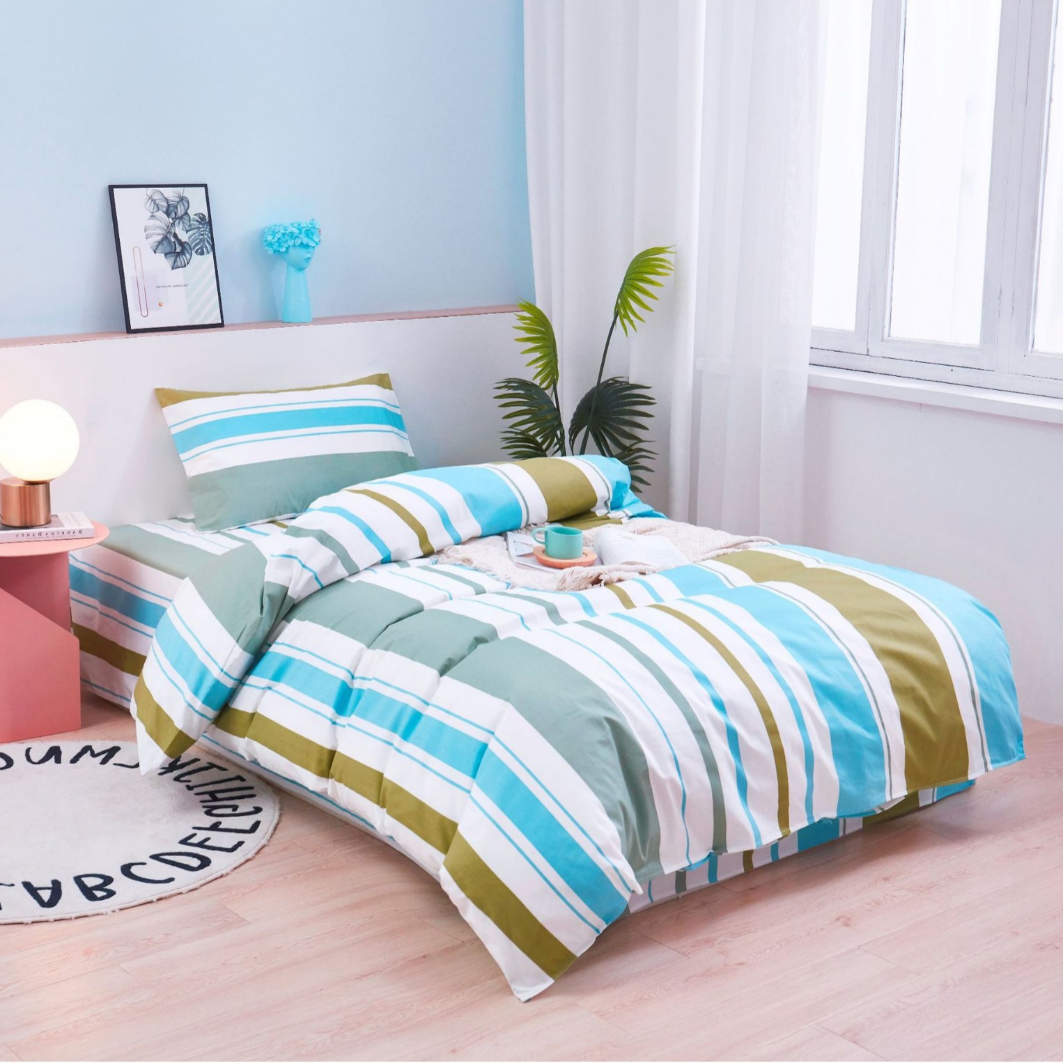 Hospital Clinic Bed Sheet Quilt Cover Medical Bedding Three-Piece Set Ward Bedding Health Room Quilt Clothes Quilt Cover