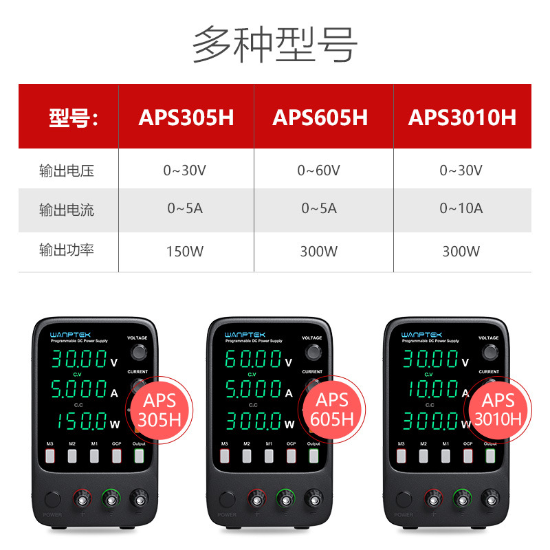 Fixed test APS3010H adjustable DC regulated power supply 30V60V5A10A notebook mobile phone repair burning machine