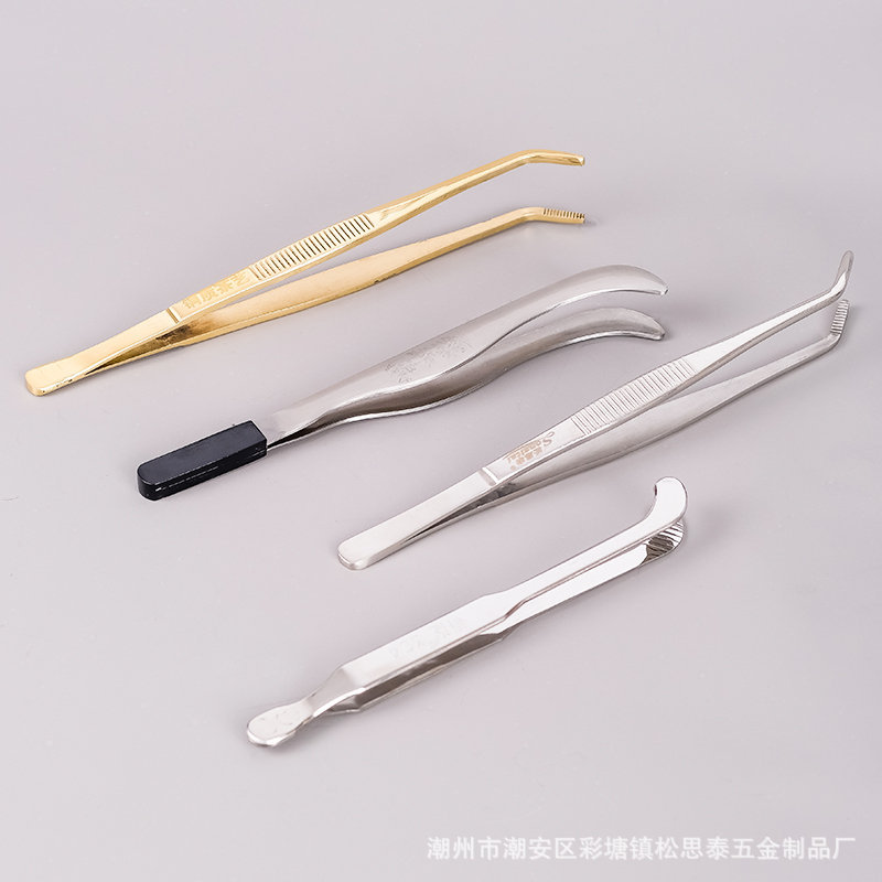 Songsitai Qingyi 304 Stainless Steel Non-Slip Tea Clip High Quality High Resilience Tea Ceremony Gadget Tea Ceremony Accessories